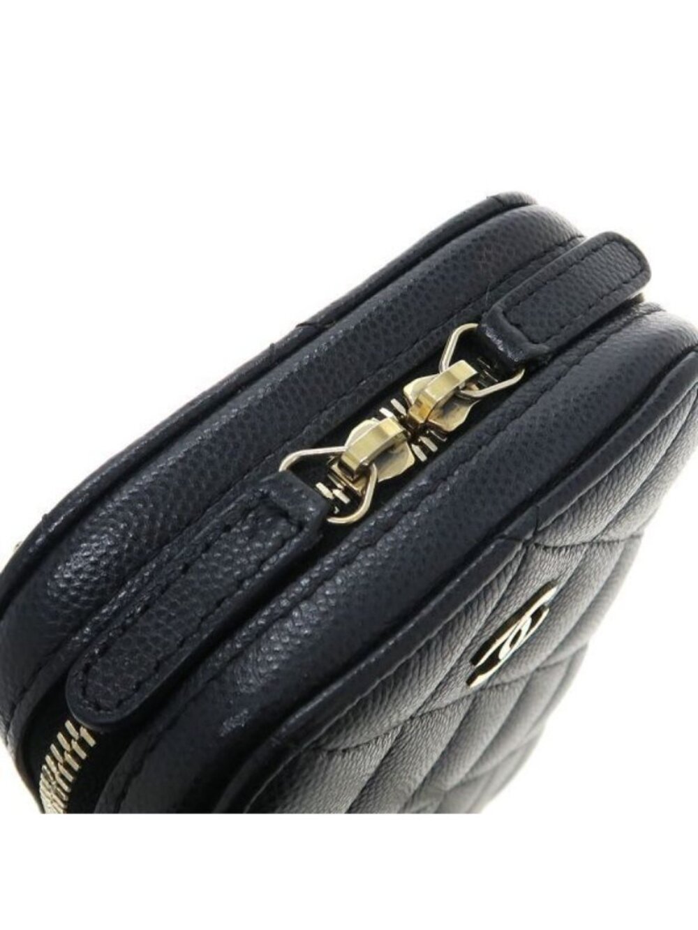 Chanel Quilted Caviar Chain Messenger Bag - Picture 7 of 9
